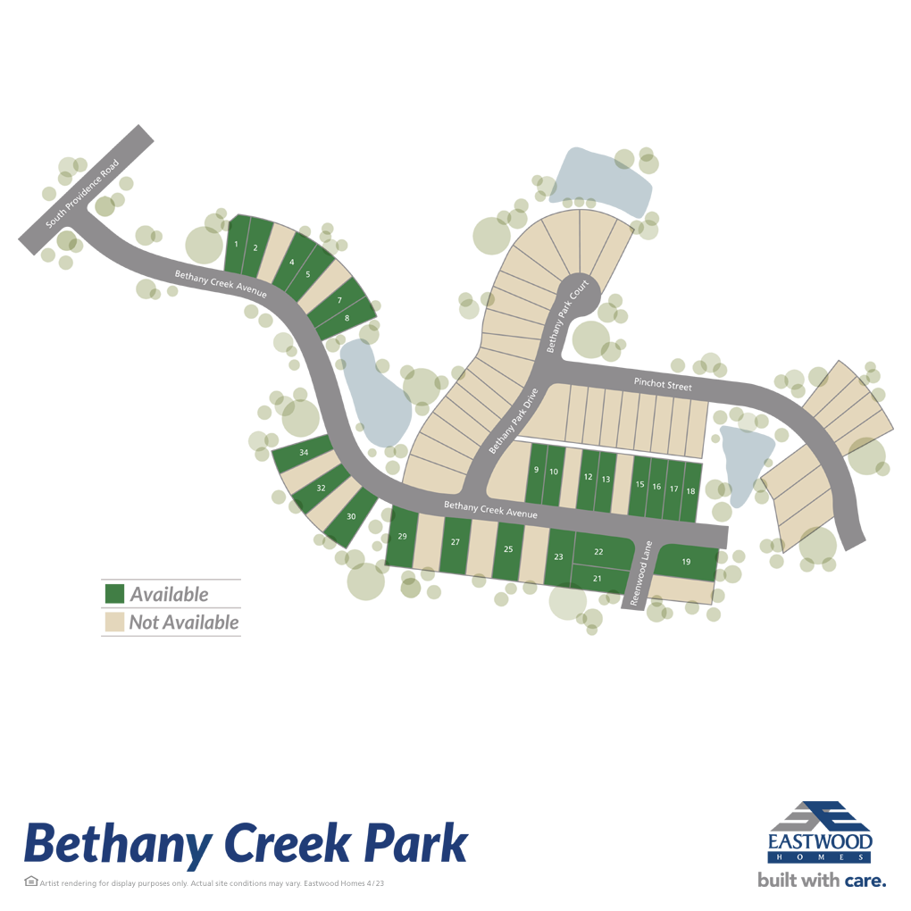 Bethany Creek Park Chesterfield, VA Homes For Sale Eastwood Homes